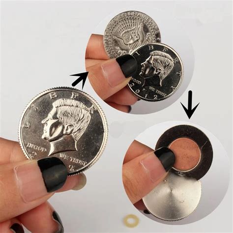 magnetic flipper coin Butterfly Coin&Money Magic, Magic Trick Coin ...