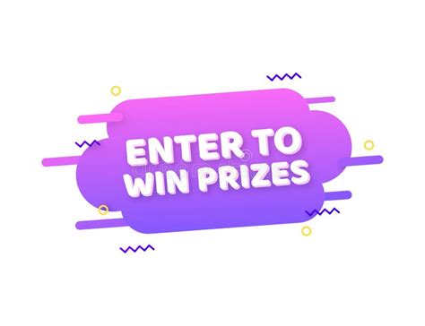 Win prizes banner design stock vector. Illustration of media - 160620942