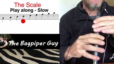 Step 1 of 10 - Learn the Bagpipe Scale - YouTube