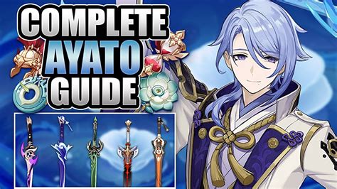 AYATO - Complete Guide - Optimal Builds, Weapons, Artifacts & Teams ...