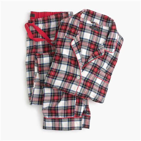 flannel-pajama-set-tartan-plaid-jcrew-red-navy-pajamas-for-the-family ...