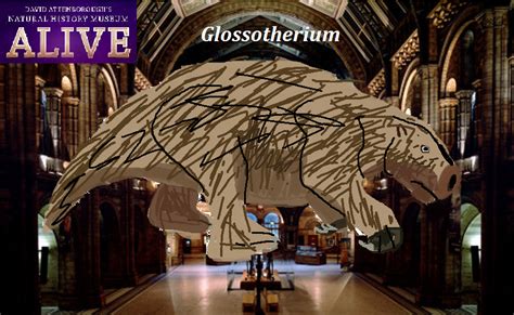 Natural History Museum Alive Glossotherium by Vespisaurus on DeviantArt