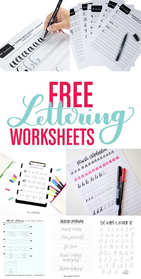 6 Resources for Free Lettering Worksheets - Tombow USA Blog