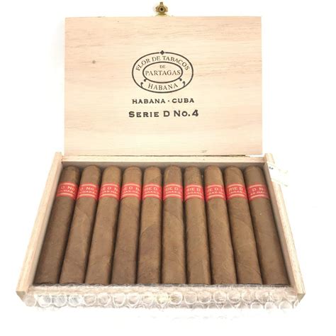 Sold Price: 10x Partagas 'Serie D No. 4' Cuban Cigars - in box stamped DIC 18 - February 4, 0120 ...