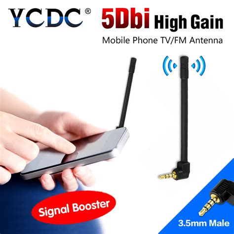 Digital TV GPS Signal Booster Boost Strength Aerial Antenna 5 DBI 3.5mm Gold Plated-in TV ...