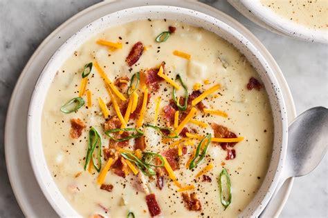 Easy, Creamy Instant Pot Baked Potato Soup with Bacon | The Kitchn