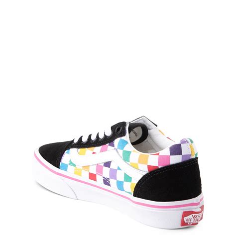 Vans Old Skool Rainbow Chex Skate Shoe - Little Kid | Journeys