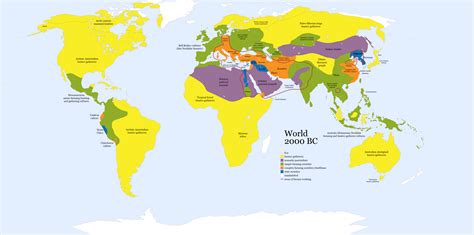 World in 2000 BC (Illustration) - Ancient History Encyclopedia