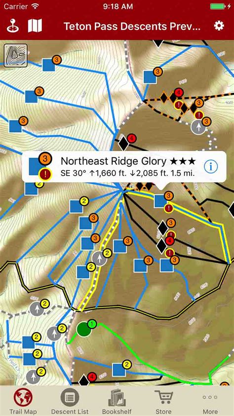 Teton Pass Descents Backcountry Skiing Guidebook