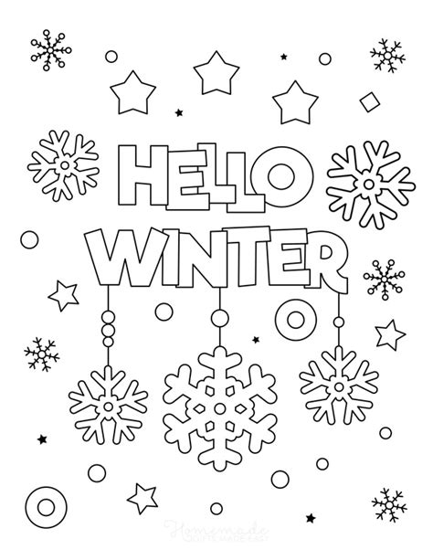 Winter Season Pictures For Coloring Pages - Infoupdate.org