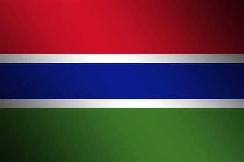 The flag of Gambia | Wagrati