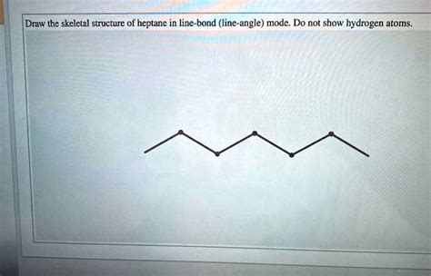 Heptane Skeletal Structure