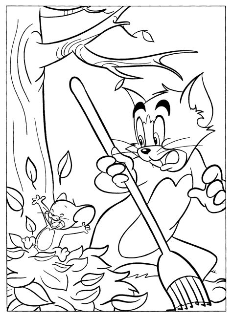 Tom and jerry Coloring Pages - Coloringpages1001.com