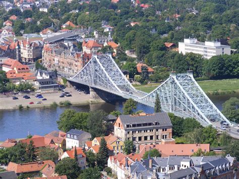 Elbe Steel Bridge in Dresden free image download