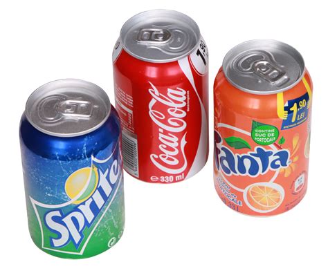 Soda Cans Cola Fanta Sprite PNG Image - PurePNG | Free transparent CC0 PNG Image Library