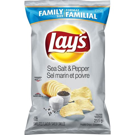 Lay's Sea Salt & Pepper Potato Chips | Walmart Canada