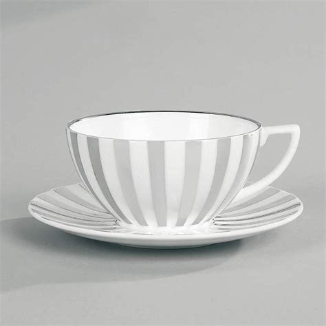 Jasper Conran Wedgwood Jasper Conran at Wedgwood "Platinum Stripe" Tea Cup #ad #teacup | Tea ...