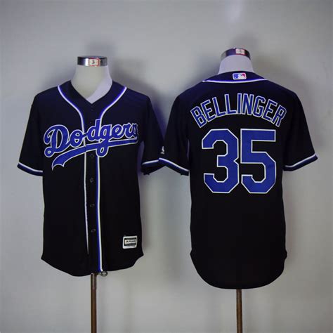 Men's Los Angeles Dodgers #35 Cody Bellinger Jersey Sewn on Baseball Black New - Other Fan ...