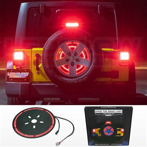 LEDGlow Spare Tire LED Third Brake Light for 2007-2018 Jeep Wrangler JK - Walmart.com - Walmart.com