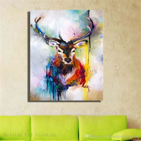 Abstract Deer Painting at PaintingValley.com | Explore collection of Abstract Deer Painting