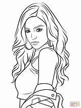 Realistic Girl Coloring Pages sketch template
