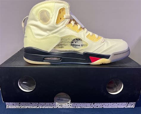 Shoe of the day! Jordan Retro 5 (Off-white) : r/sneakerhead