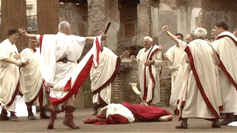 'Dictator Stabbed to Death' in Roman Reenactment - NBC News