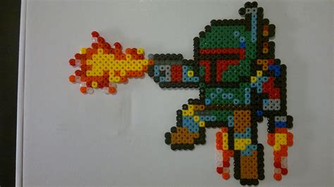 Star Wars - Boba Fett perler beads by Björn Börjesson | Pärlmönster, Pärlor