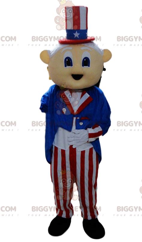 Famous American Patriot Uncle Sam BIGGYMONKEYMascot Costume – Lamouren ...