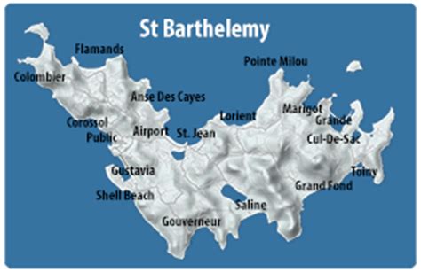 Maps of St Barts Island | SBHonline St Barts Vacations Insiders Guide