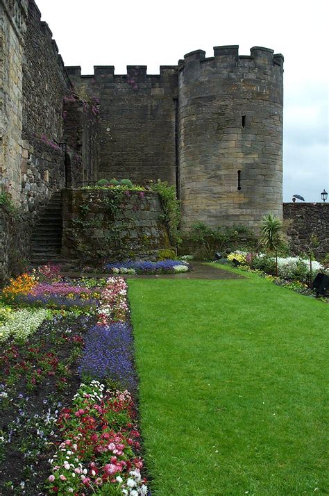 Stirling Castle, Scotland. Bowling green and garden....I want to be the ...