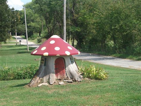 Gnome Home | Fairy garden mushrooms, Gnome garden, Outdoor yard ideas