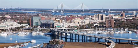 Charleston SC Skyline Panorama