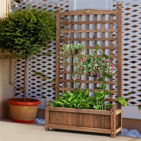 +17 Building A Planter Box With Trellis Ideas