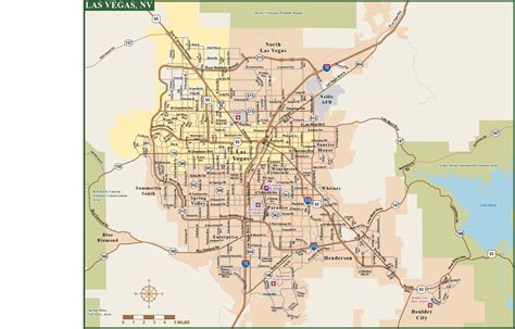 Las Vegas Metro Map | Digital Vector | Creative Force