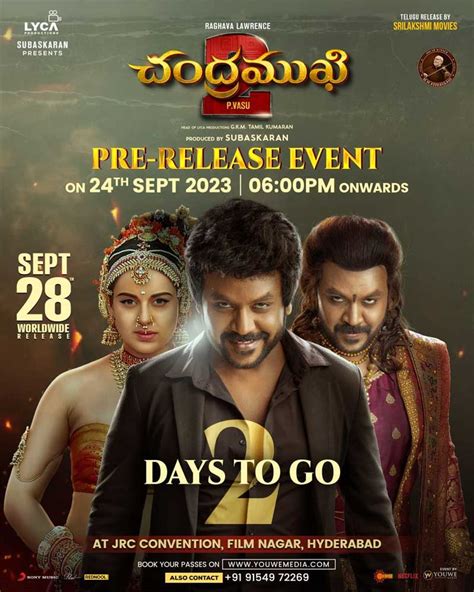 Chandramukhi 2 bracing for pre release event | cinejosh.com