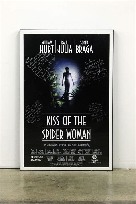 Lot - Kiss of the Spider Woman (1985) Poster Signed Manuel Puig, Raul ...