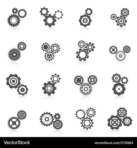 Cog Wheel Icon Royalty Free Vector Image - VectorStock