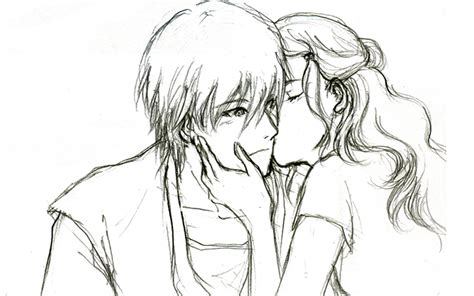 Anime Cute Couple Drawing at GetDrawings | Free download