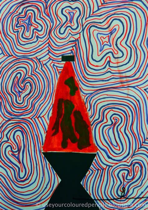 Lava Lamps | Red art, Shape art, Elementary art