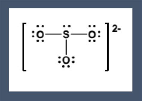 Sulfite Lewis Structure