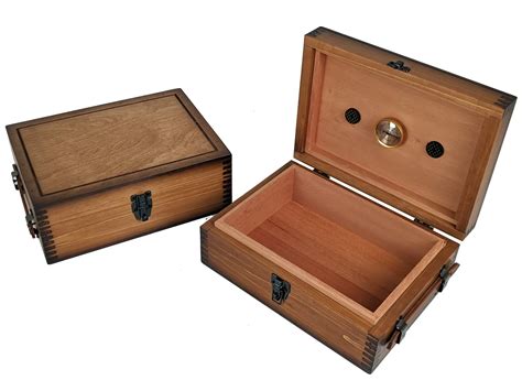 Plain Humidor - Desktop Cigar Box - Relic Wood