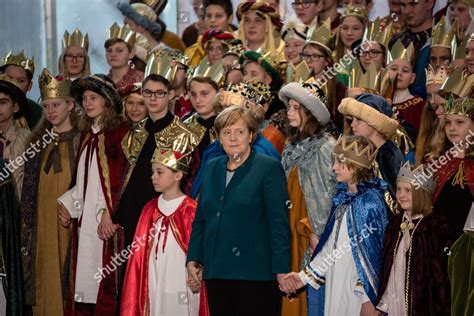 Angela Merkel Children During Welcome Reception Editorial Stock Photo - Stock Image | Shutterstock