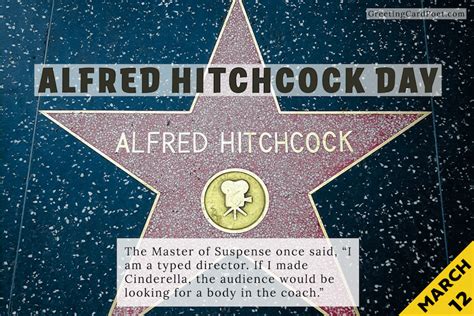 Alfred Hitchcock Day - Quotes and More to Relive the Fear