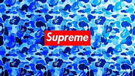 Supreme BAPE Blue Logo - LogoDix