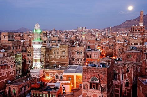 HD wallpaper: Cities, Sana'a, Al Saleh Mosque, Minaret, Yemen ...