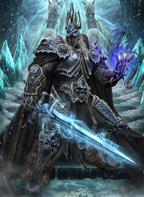 Arthas lich king cosplay armor - Collectibles