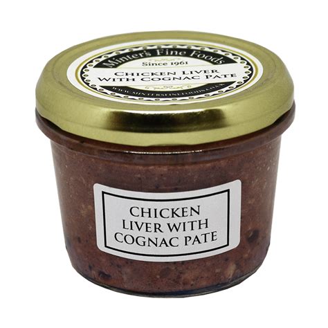 Chicken Liver with Cognac Pate | 12 x 180g - Minters Fine Foods