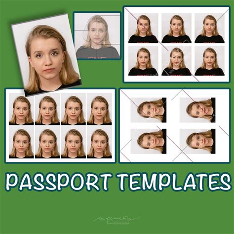 POLISH PASSPORT Pictures TEMPLATES Easy and Printable True to Size Wallet - Etsy