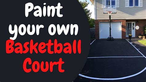 Paint Your Own Basketball Court - YouTube